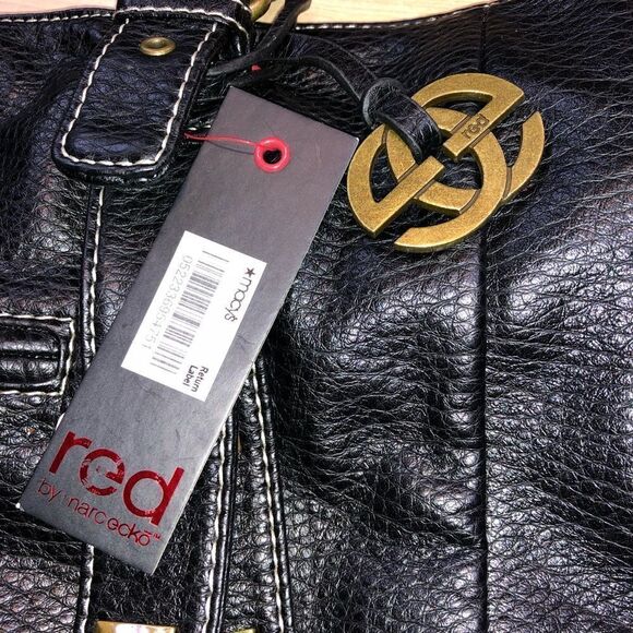 NWT red by Marc echo black purse hand bag Y2K - Picture 2 of 5